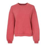 Casual Jersey Sweatshirt med Oversized Pasform