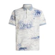 Safari Print Polo Skjorte