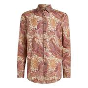 Paisley Floral Print Skjorte