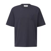 T-shirt med broderet logo