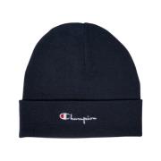 Blå Script Logo Beanie