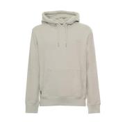 Solid Hoodie med Logo Lomme