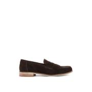 Stilfulde frynsede ruskindspenny loafers