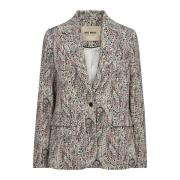 Paisley Blazer Kinesisk Rød