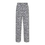 Leopard Print Stilfulde Bukser