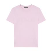 Flamingo Pink Crew Neck Top