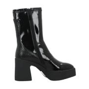 Platform Heeled Boots