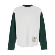 Multifarvet Sweater Baseball Langærmet Top