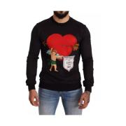 Cupid Print Logo Hoodie Sweatshirt