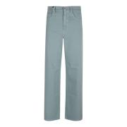 Grønne Cropped Jeans Kvinders Bukser