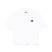 Bianco T-shirt Stilfuld Casual Pasform