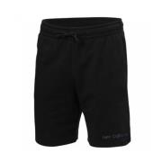 Sort Bomuld Shifted Shorts