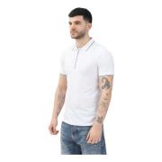 Moderne hvid polo shirt