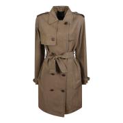 Vandafvisende Tobak Trench Coat