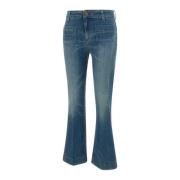 Blå Bootcut Flared Jeans