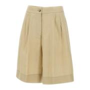 Linnedblandings Dame Shorts Reb Farve