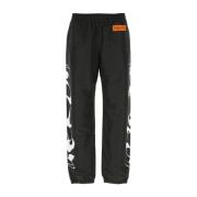 Bomuld Trackpants Sort Hvid