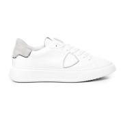 Hvide Sneakers med Side Shield