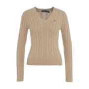 Beige Strik Pullover SS25