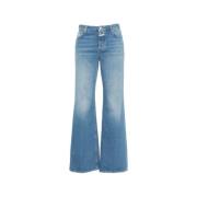 Blå Wide Leg Jeans Gillan