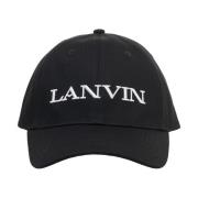 Sort Baseball Cap med Logo