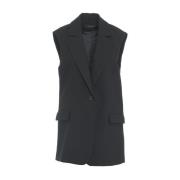 Sort Oversize Vest Blazer AW24