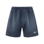 Bomuld Fleece Shorts Midnatsblå