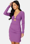 BUBBLEROOM Paris Cut Out Dress Purple 2XL