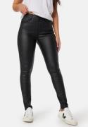 BUBBLEROOM High Waist Slim Coated Jeans  Black 46