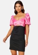 BUBBLEROOM Bow Dress Pink / Black 36