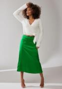 Object Collectors Item Naya HW Sateen Midi Skirt Fern Green 36