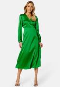 Object Collectors Item Naya L/S Wrap Dress Fern Green 36
