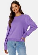 Pieces Brunda LS Sweat Paisley Purple XS