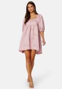 BUBBLEROOM Summer Luxe High-Low Dress Dusty pink 46
