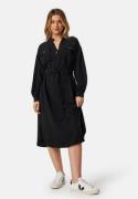 BUBBLEROOM Shaima Cargo Shirt Dress Black M