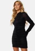 VILA Dafni Glitter Mesh Dress Black Detail:Black G L