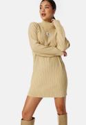 Calvin Klein Jeans Washed Monologo Sweater Dress AAT Warm Sand M