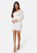 BUBBLEROOM Jayla smock dress Offwhite XL