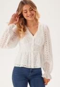 BUBBLEROOM Broderie Anglaise Blouse White 42