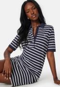 GANT Striped Shield Pique Dress Blue S