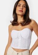 BUBBLEROOM Broderie Anglaise Bustier Top White XL