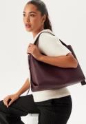 BUBBLEROOM Faux Leather Tote Bag Dark brown Onesize