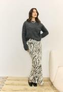 BUBBLEROOM Mermaid Shimmer Midaxi Skirt Zebra XS