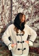 ONLY Onlmali Faux Fur Duffle Coat  Moonbeam/DETAIL BLACKETAIL BLA XS