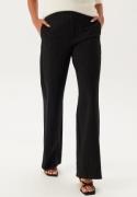 BUBBLEROOM Soft Suit Wide Trousers Black/Striped L