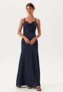 Bubbleroom Occasion Waterfall Mermaid Gown Dark blue 38