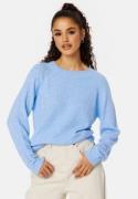 VERO MODA Vmdoffy LS O-Neck Blouse Little Boy Blue Detail:MELANGE XS