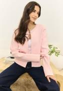 BUBBLEROOM One Button Cardigan Light pink M