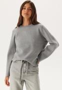Object Collectors Item OBJREYNARD O-NECK PULLOVER  Light Grey Melange ...