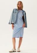 TOMMY JEANS Tjw Rib Bodycon Midi Dress C3q Sweet Blue XL